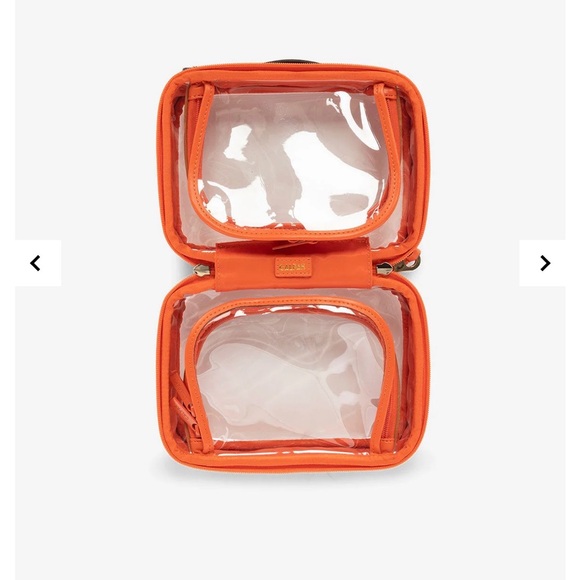 Calpak small cosmetics case in papaya (Orange) - Picture 2 of 7